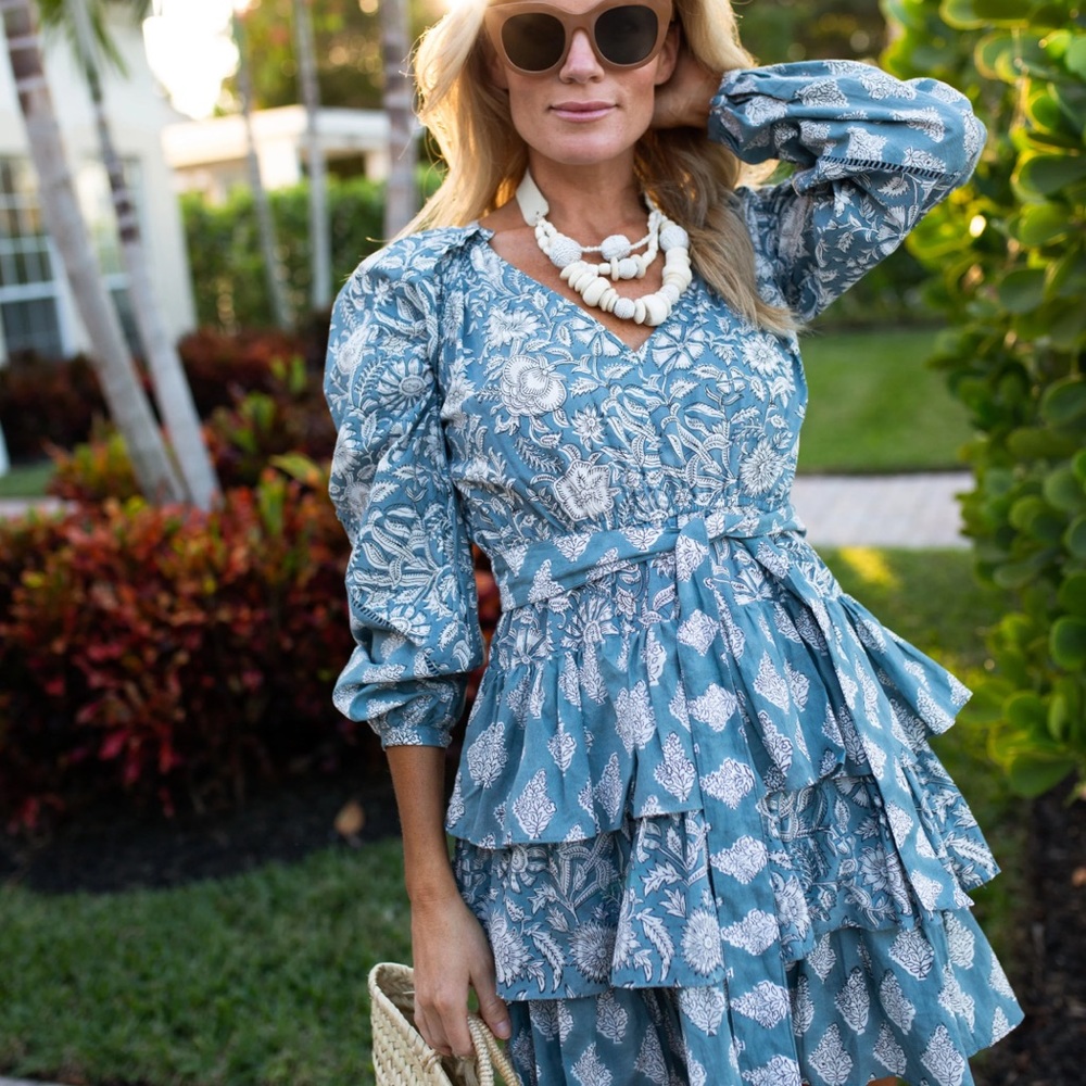 Long sleeve mini dress